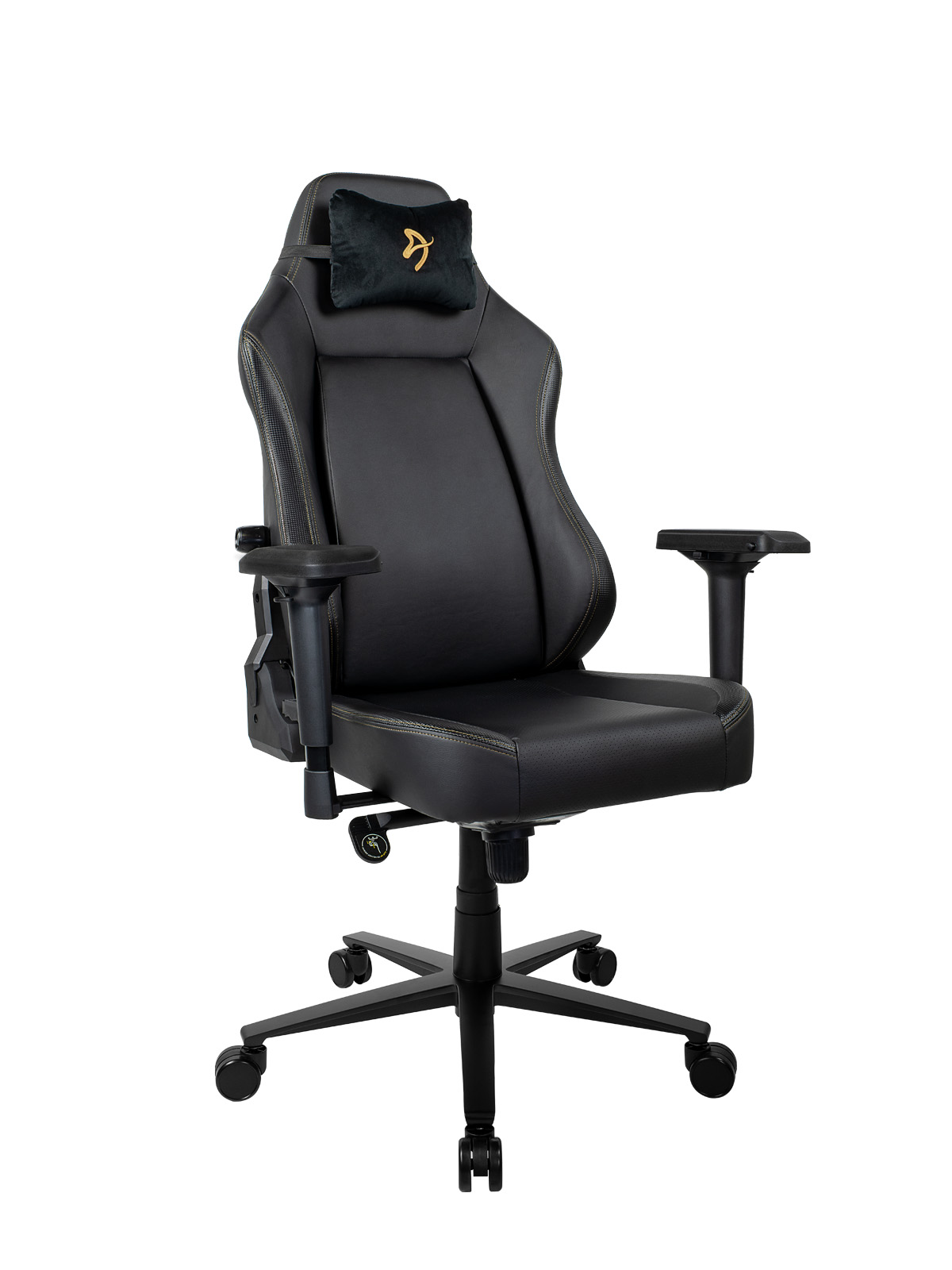 Scaun Gaming AROZZI Primo PU, Black/Gold în Moldova - xstore.md photo 1