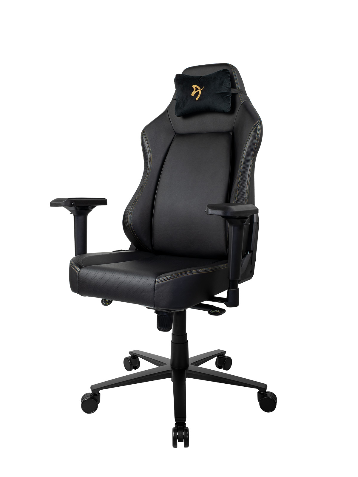 Scaun Gaming AROZZI Primo PU, Black/Gold în Moldova - xstore.md photo 0