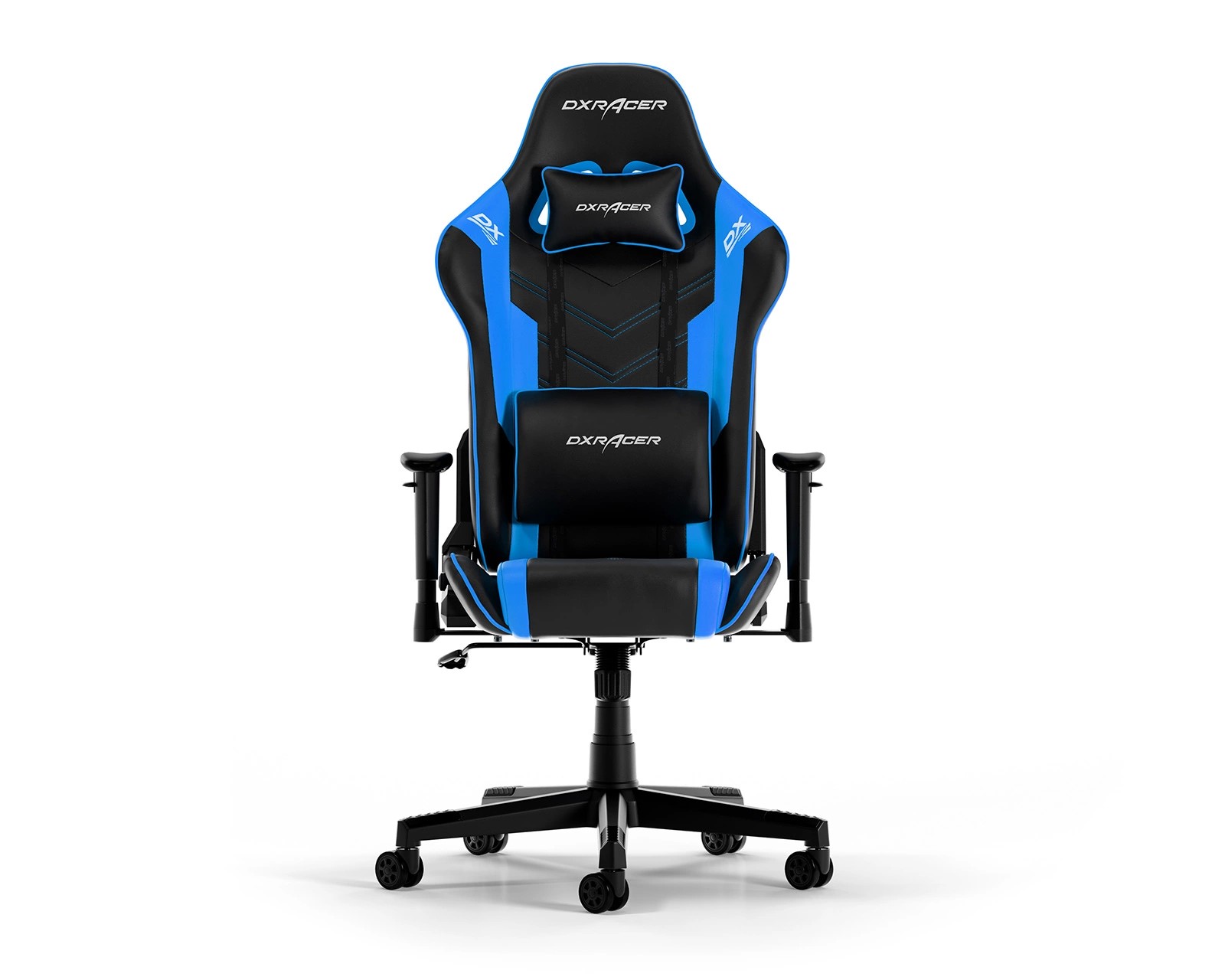 Scaun Gaming DXRacer Prince GC-P132-NB-FX2, Black/Blue în Moldova - xstore.md photo