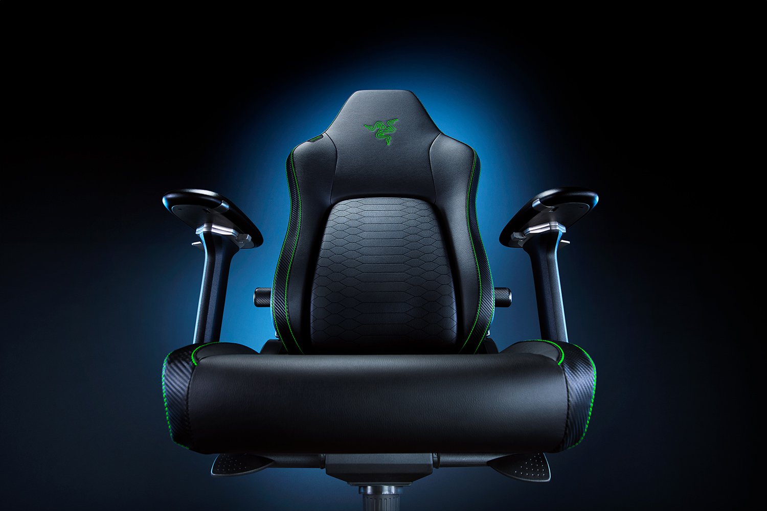 Игровое кресло Razer Chair Iskur V2 Black/Green в Молдове - xstore.md photo 3