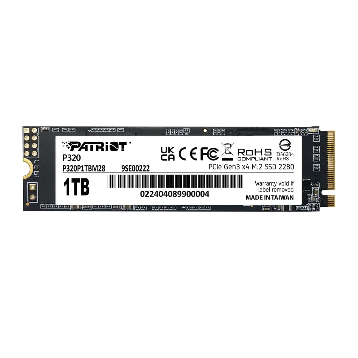 SSD PATRIOT P320 P320P1TBM28 в Молдове - xstore.md photo