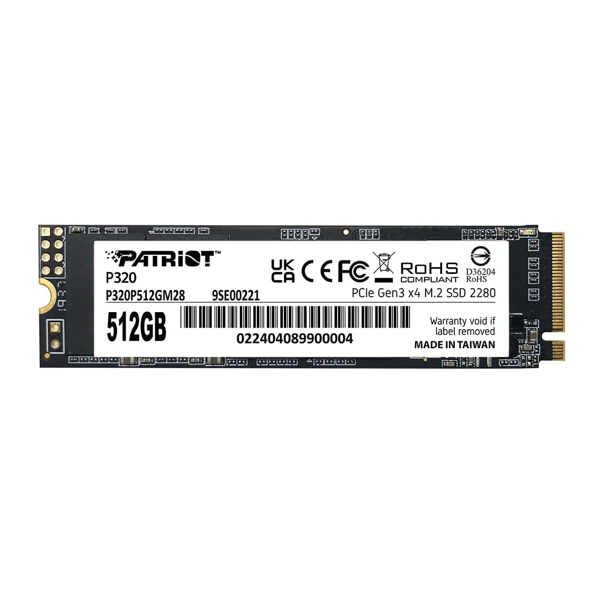 SSD PATRIOT P320 P320P512GM28 în Moldova - xstore.md photo