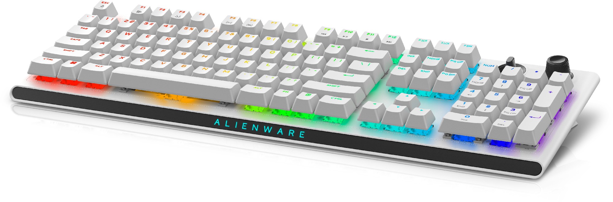 Tastatură fără fir DELL Alienware Tri-Mode AW920K, Lunar Light în Moldova - xstore.md photo 1