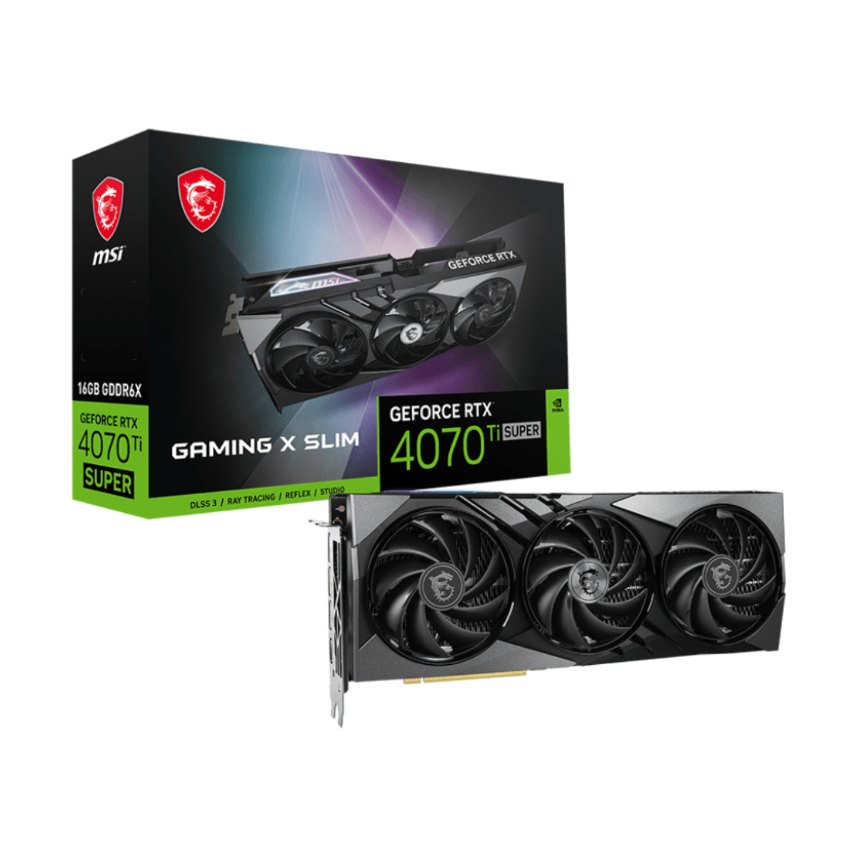 Видеокарта MSI GeForce RTX 4070 Ti SUPER 16G GAMING X SLIM - xstore.md photo