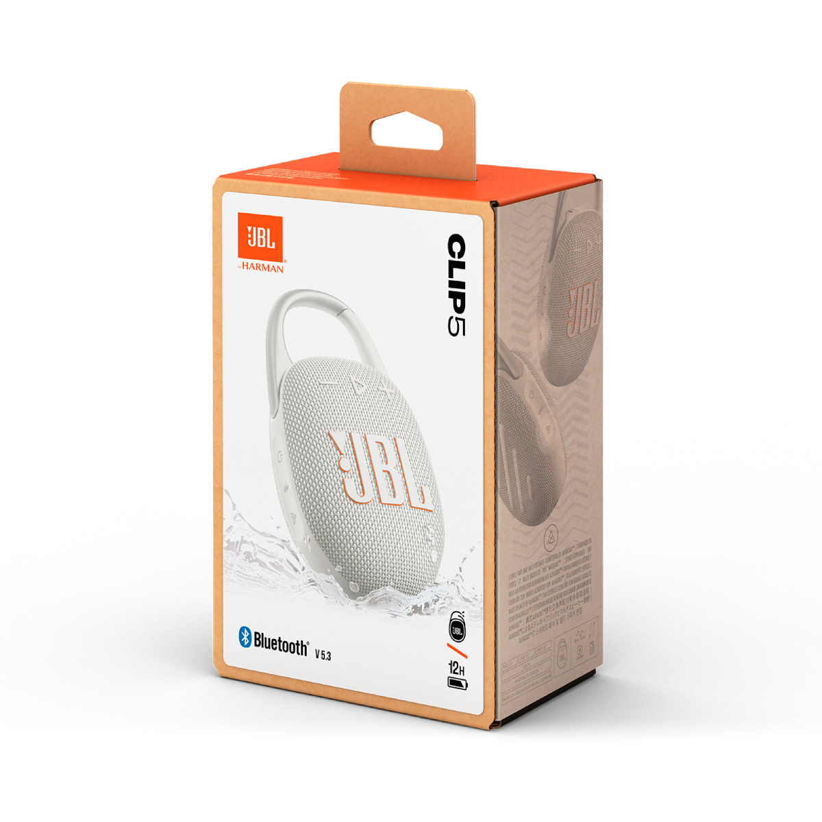 Портативная колонка JBL Clip 5 White в Молдове - xstore.md photo 7