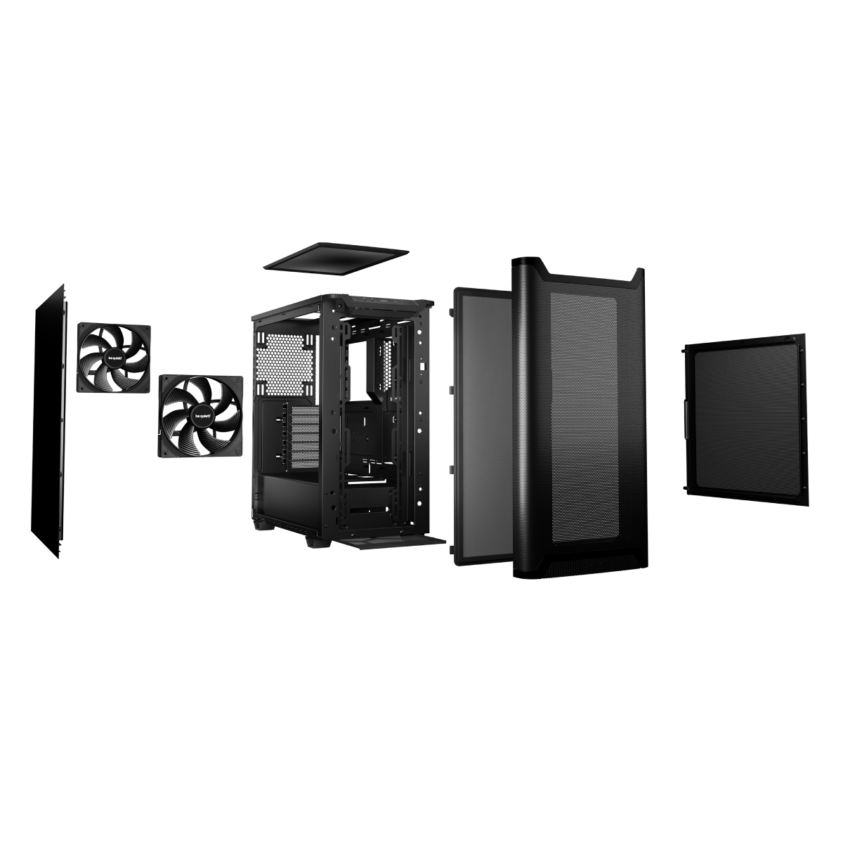 Carcasă PC be quiet! Pure Base 501 Airflow, Black în Moldova - xstore.md photo 2