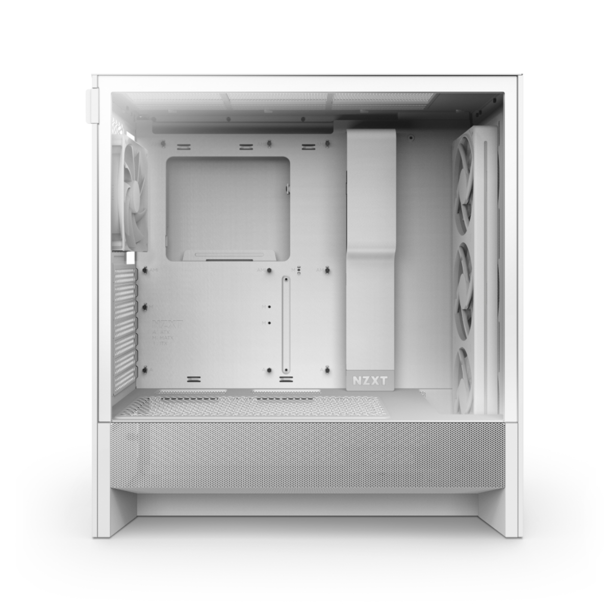 Carcasă PC NZXT H5 Flow RGB, White (CC-H52FW-R1) în Moldova - xstore.md photo 0