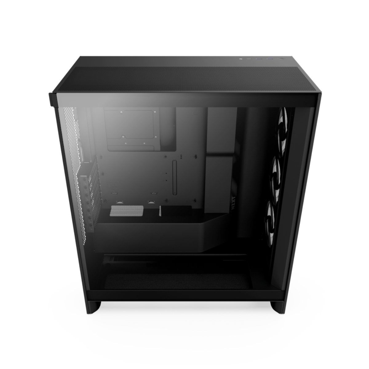 Carcasă PC NZXT H7 Flow RGB, Black (CM-H72FB-R1) în Moldova - xstore.md photo 1