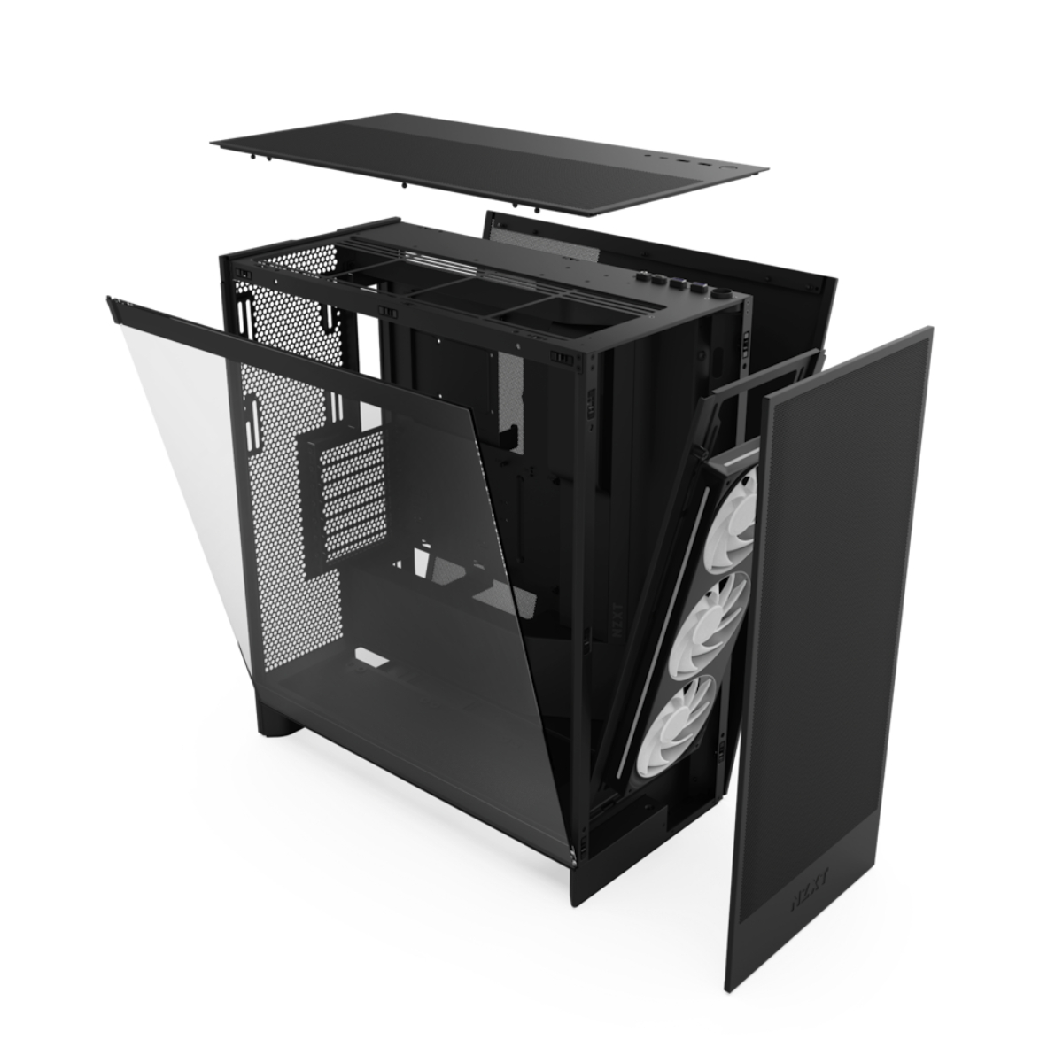 Carcasă PC NZXT H7 Flow RGB, Black (CM-H72FB-R1) în Moldova - xstore.md photo 3