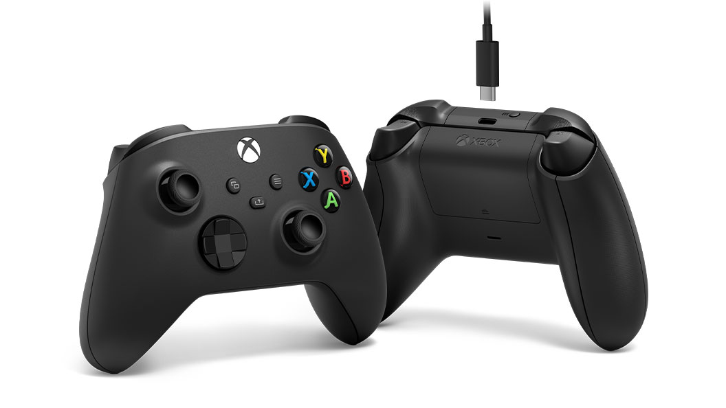 Геймпад Microsoft Xbox, Black With Cable в Молдове - xstore.md photo 1