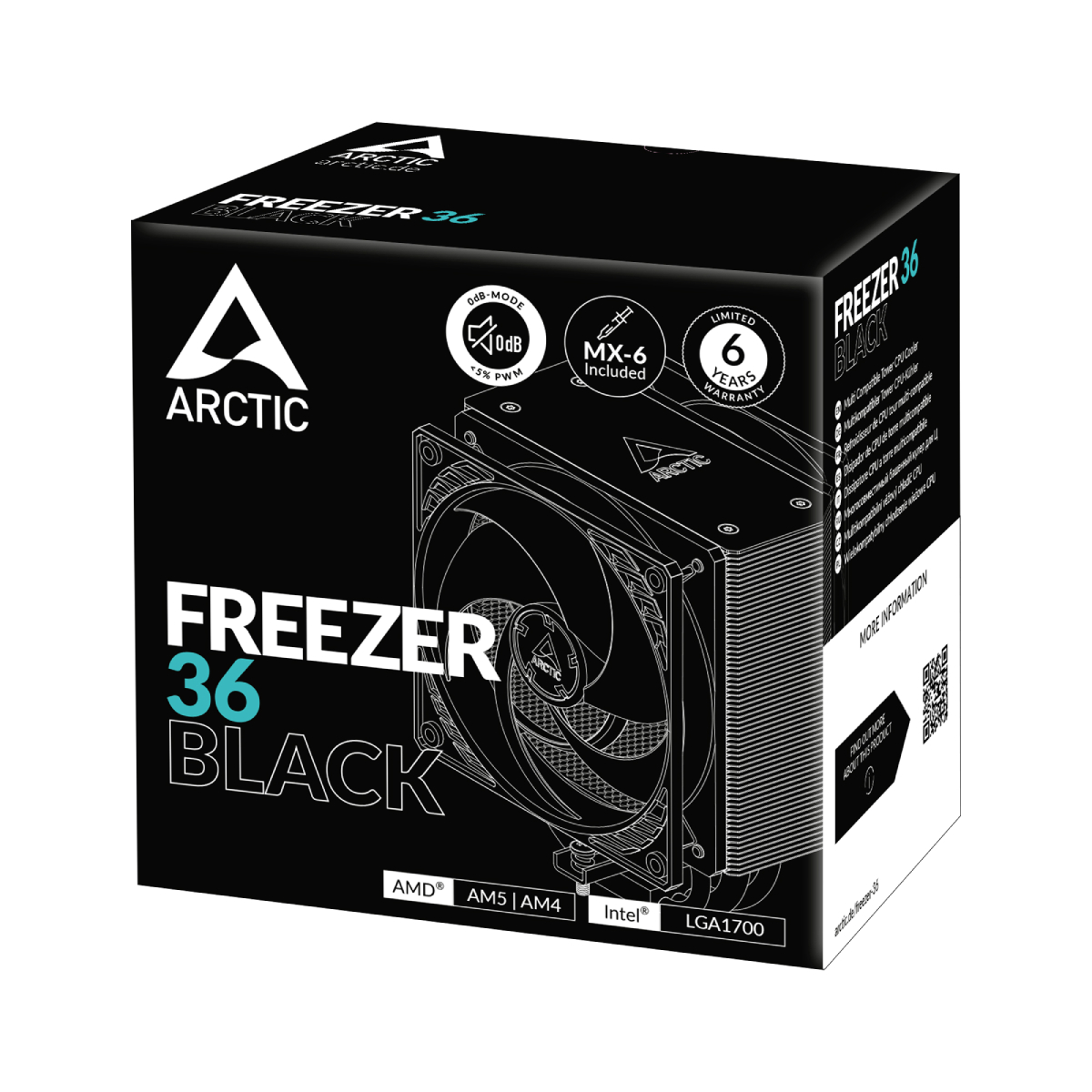 Кулер Arctic Freezer 36, Black в Молдове - xstore.md photo 3