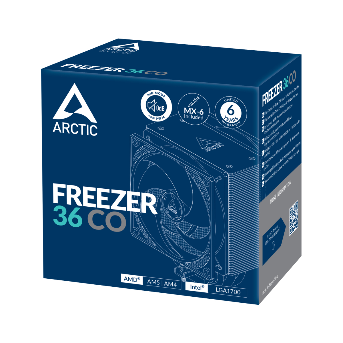 Cooler Arctic Freezer 36 CO în Moldova - xstore.md photo 3