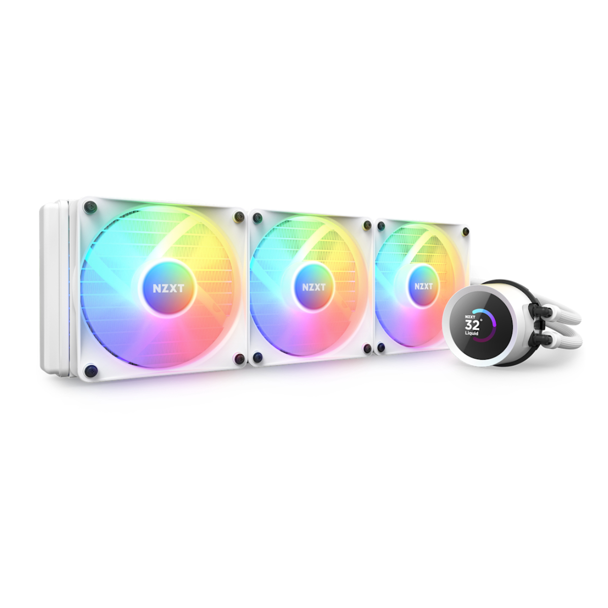 Cooler NZXT Kraken 360 RGB, White în Moldova - xstore.md photo