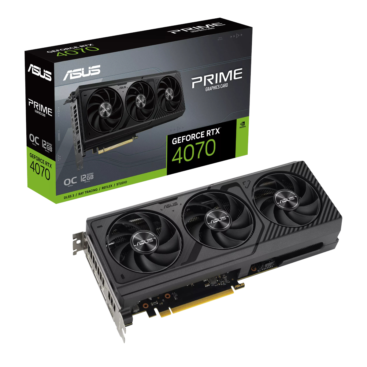 Placă video ASUS PRIME GeForce RTX 4070 12GB OC Edition - xstore.md photo