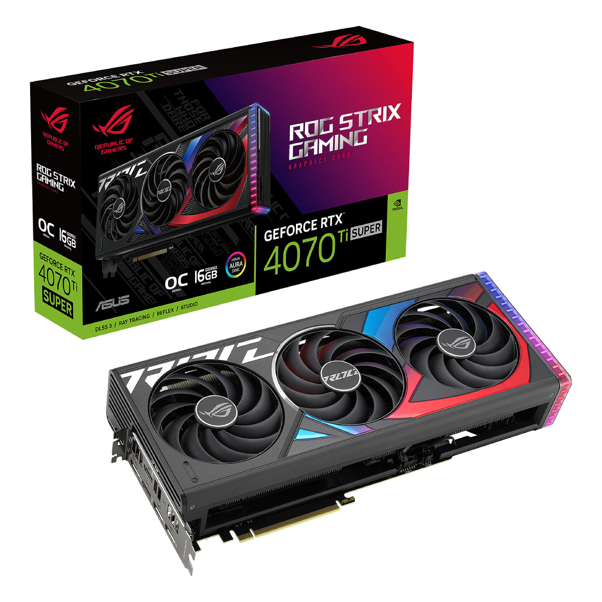 ASUS ROG Strix GeForce RTX 4070 Ti SUPER 16GB GDDR6X OC Edition - xstore.md photo