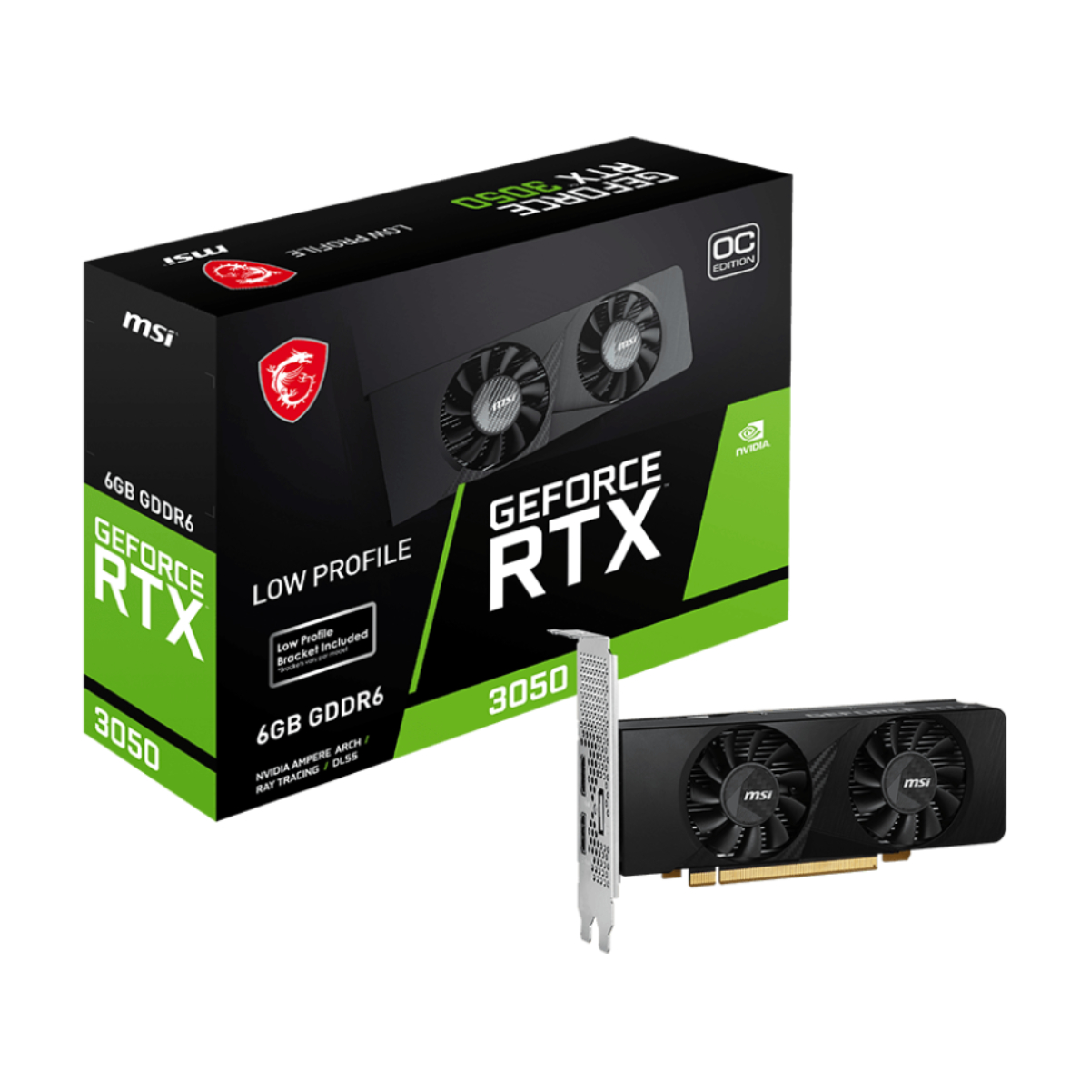 Placă video MSI GeForce RTX 3050 LP 6G OC - xstore.md photo