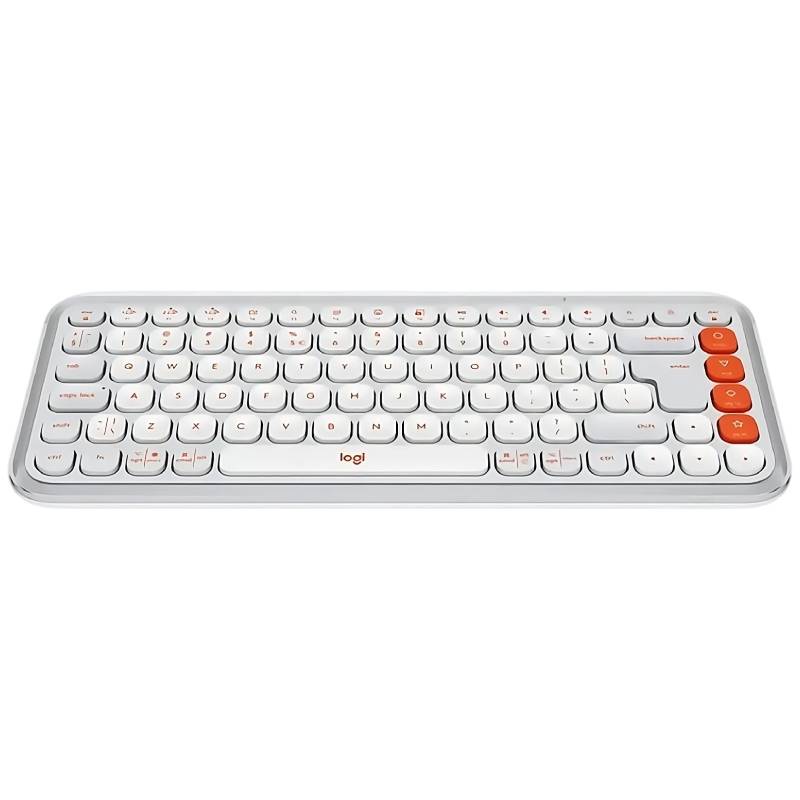 Tastatură fără fir Logitech POP ICON, White în Moldova - xstore.md photo 0