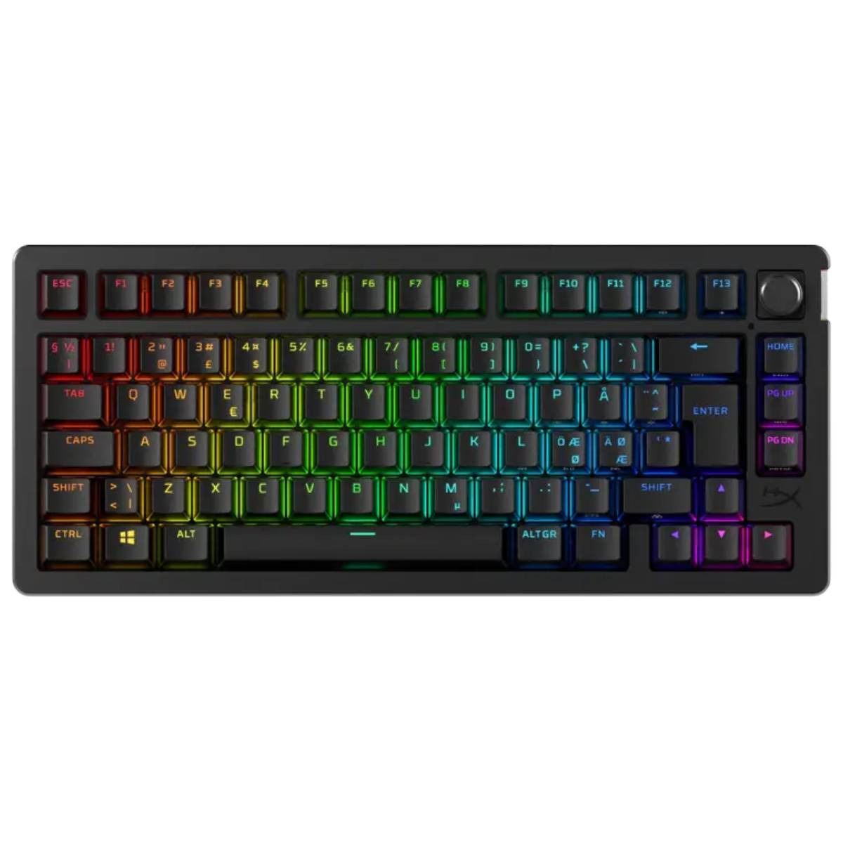 Беспроводная клавиатура HyperX Alloy Rise 75, Black в Молдове - xstore.md photo