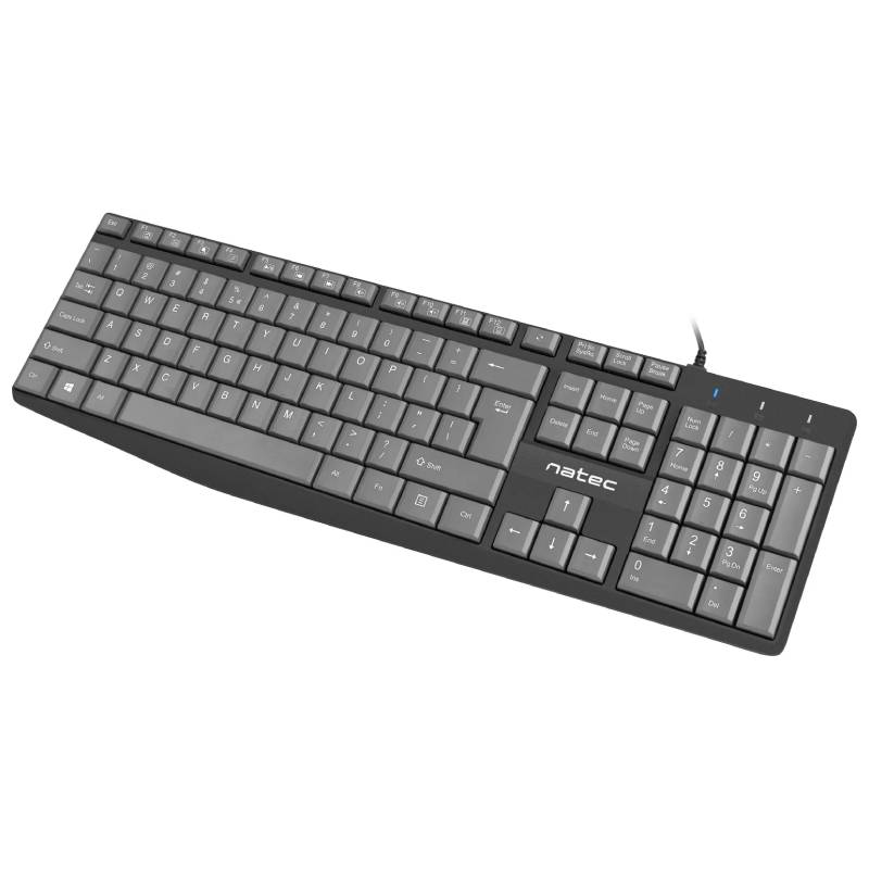 Tastatură Natec Nautilus Slim, Gray în Moldova - xstore.md photo 0