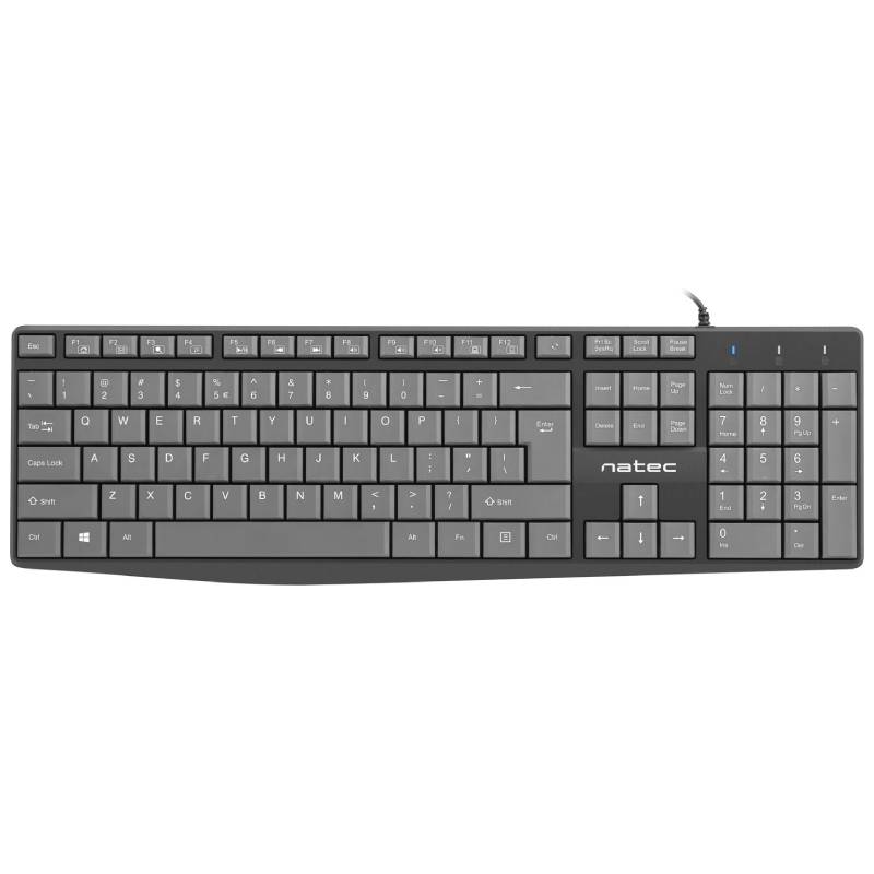 Tastatură Natec Nautilus Slim, Gray în Moldova - xstore.md photo