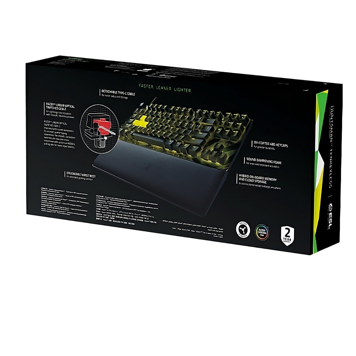 Tastatură Razer Huntsman V2 Tenkeyless ESL Edition, Black în Moldova - xstore.md photo 2