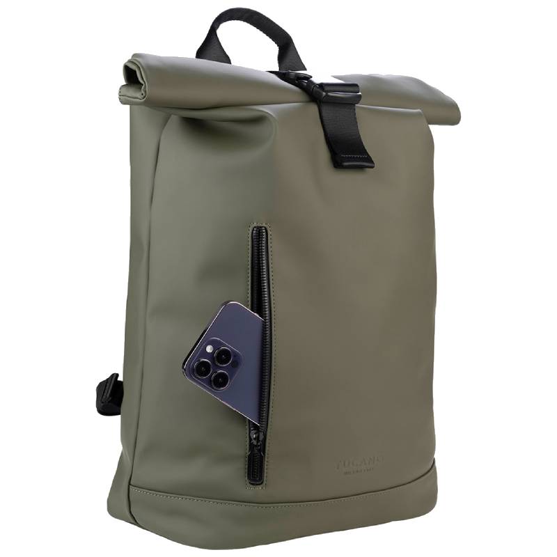 Rucsac pentru laptop 15.6❞ Tucano Gommo Rolltop, Green - xstore.md photo 1