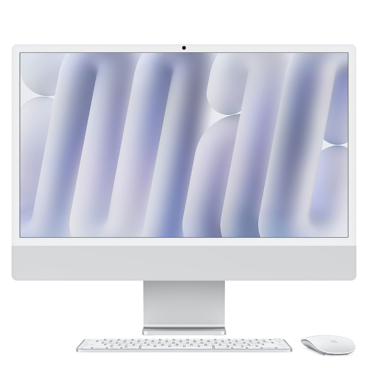 Apple iMac 24 2024 (MWUV3RU/A), Silver - xstore.md photo