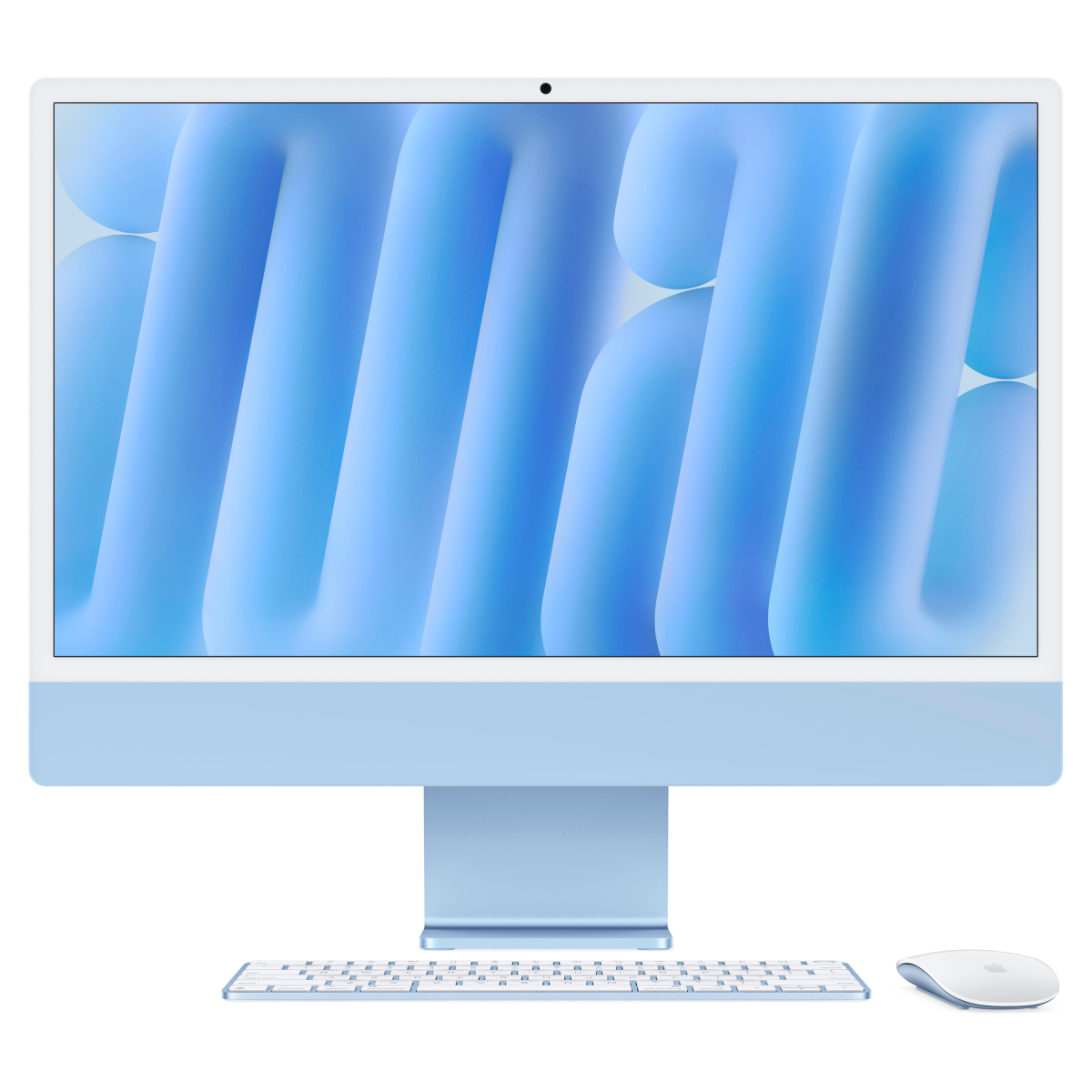 Apple iMac 24 2024 (MWV33RU/A), Blue - xstore.md photo