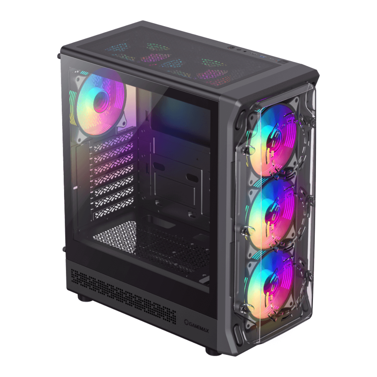 Корпус ПК GAMEMAX Starlight 2 AB, Black в Молдове - xstore.md photo 1