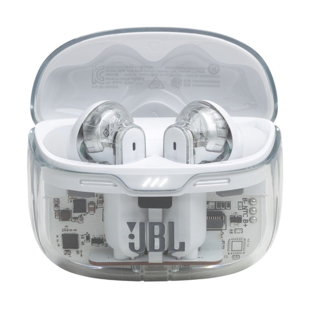 Căști JBL Tune Beam Ghost Edition, White în Moldova - xstore.md photo 0