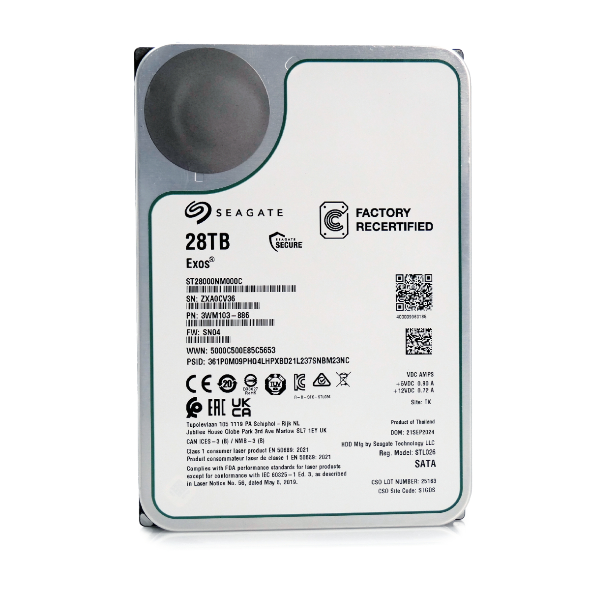 HDD Seagate Exos ST28000NM000C-FR в Молдове - xstore.md photo 0