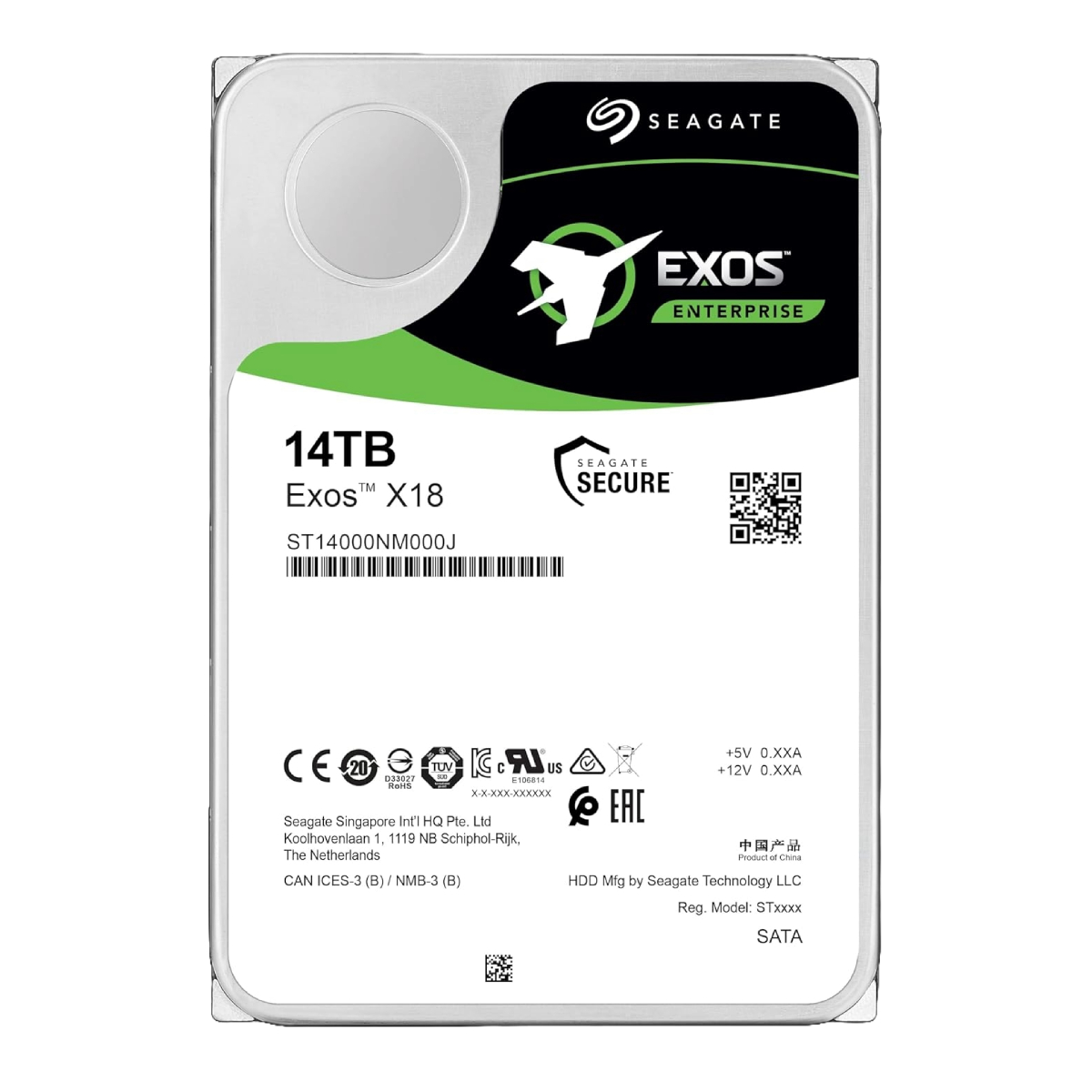 HDD Seagate Exos X18 ST14000NM000J-FR în Moldova - xstore.md photo