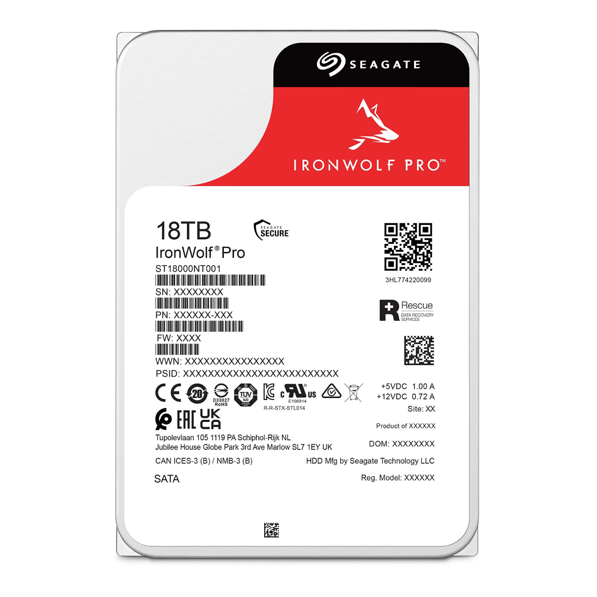 HDD Seagate IronWolf Pro ST18000NT001-FR în Moldova - xstore.md photo