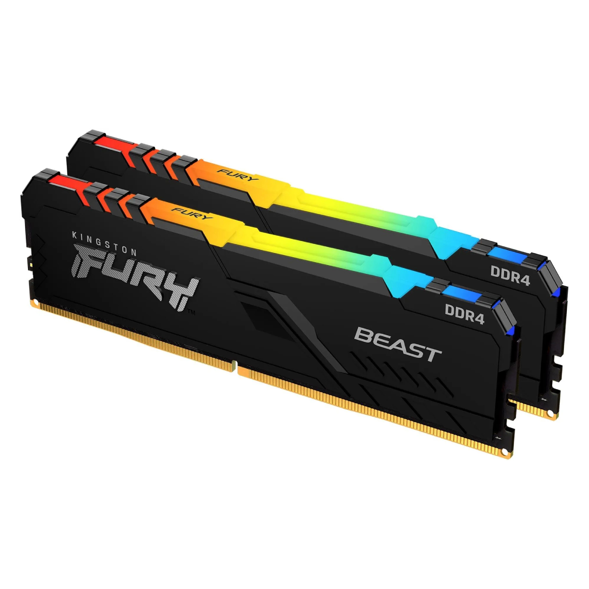 Оперативная память Kingston FURY Beast RGB KF432C16BBAK2/64 - xstore.md photo