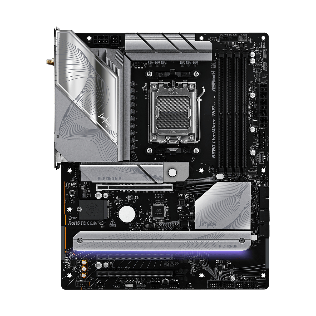 Placă de bază ASRock B850 LiveMixer WiFi - xstore.md photo 1