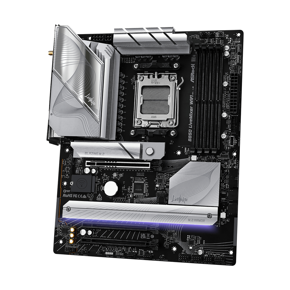 Placă de bază ASRock B850 LiveMixer WiFi - xstore.md photo 2