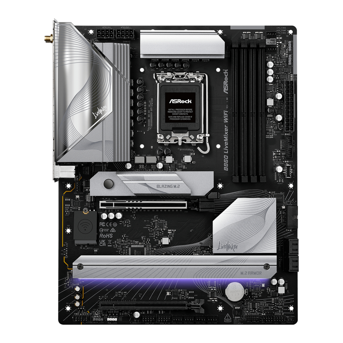Placă de bază ASRock B860 LiveMixer WiFi - xstore.md photo 0