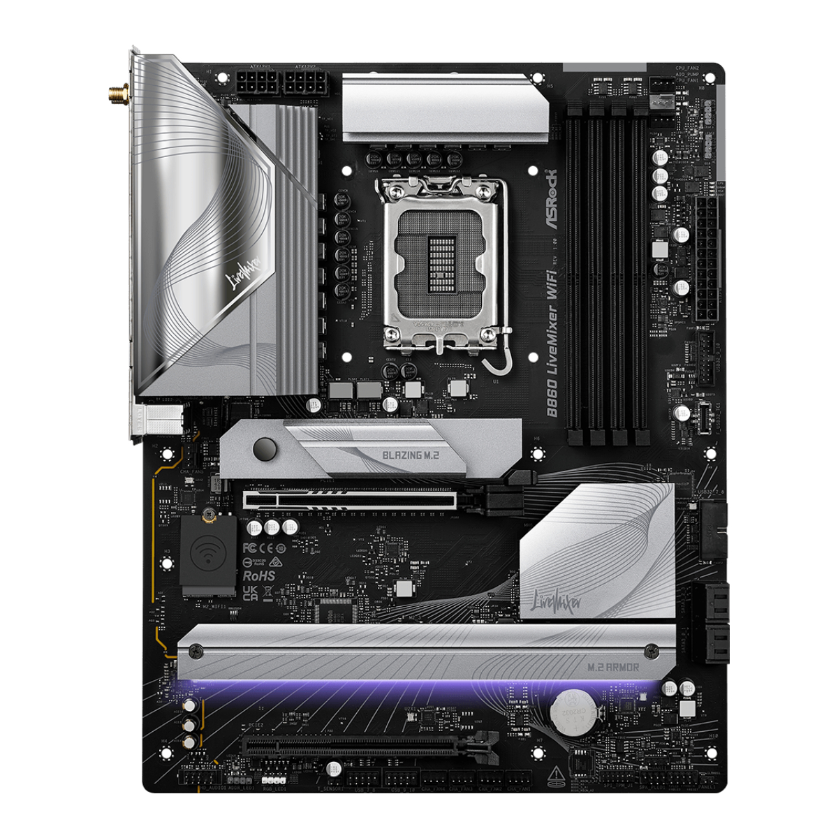 Placă de bază ASRock B860 LiveMixer WiFi - xstore.md photo 1