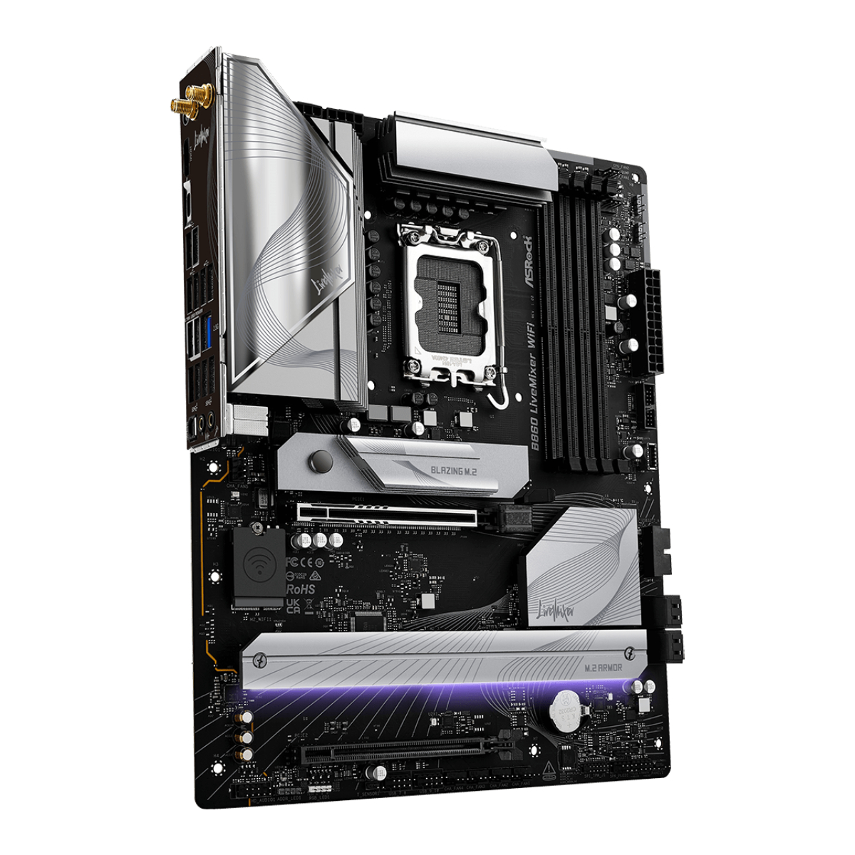 Placă de bază ASRock B860 LiveMixer WiFi - xstore.md photo 2