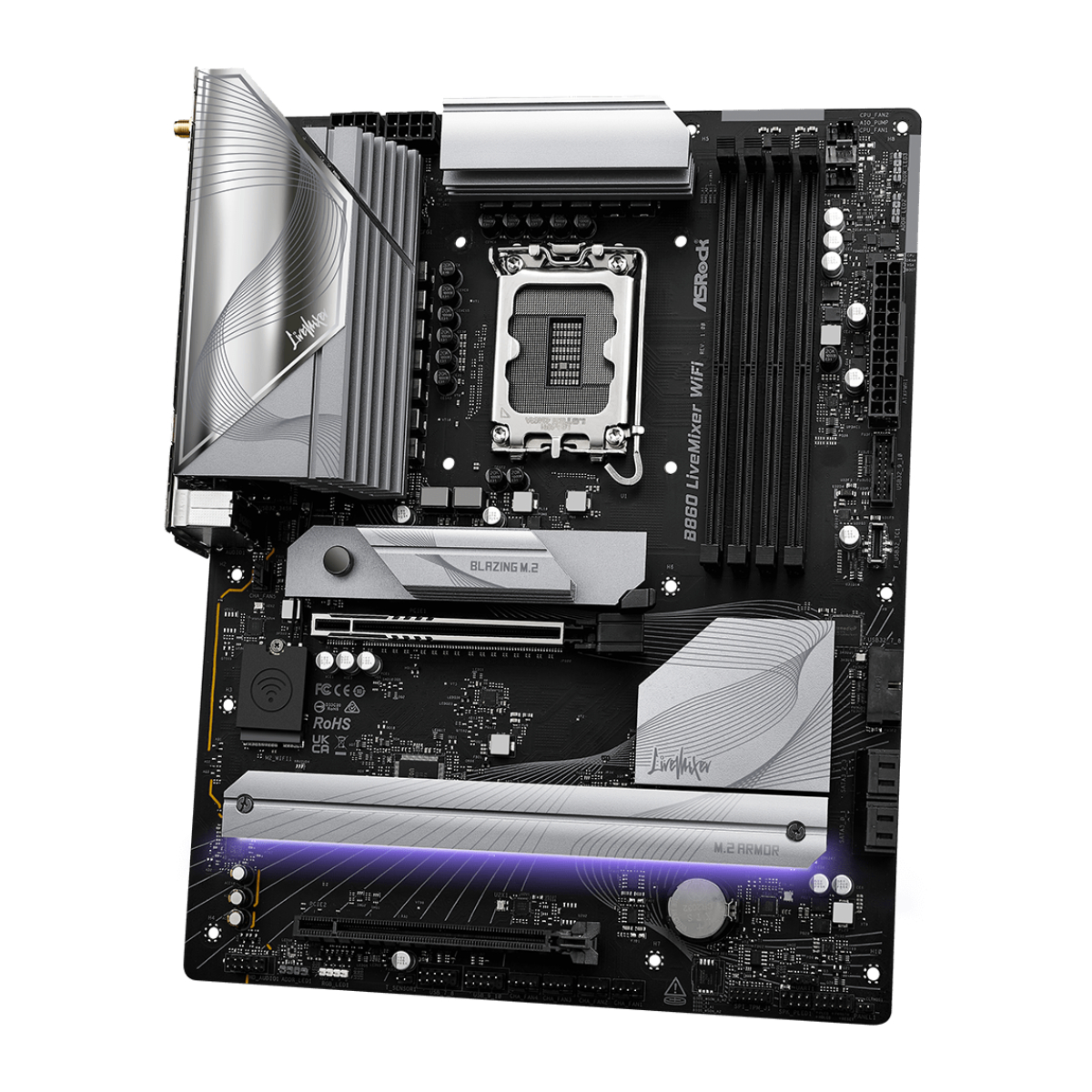 Placă de bază ASRock B860 LiveMixer WiFi - xstore.md photo 3