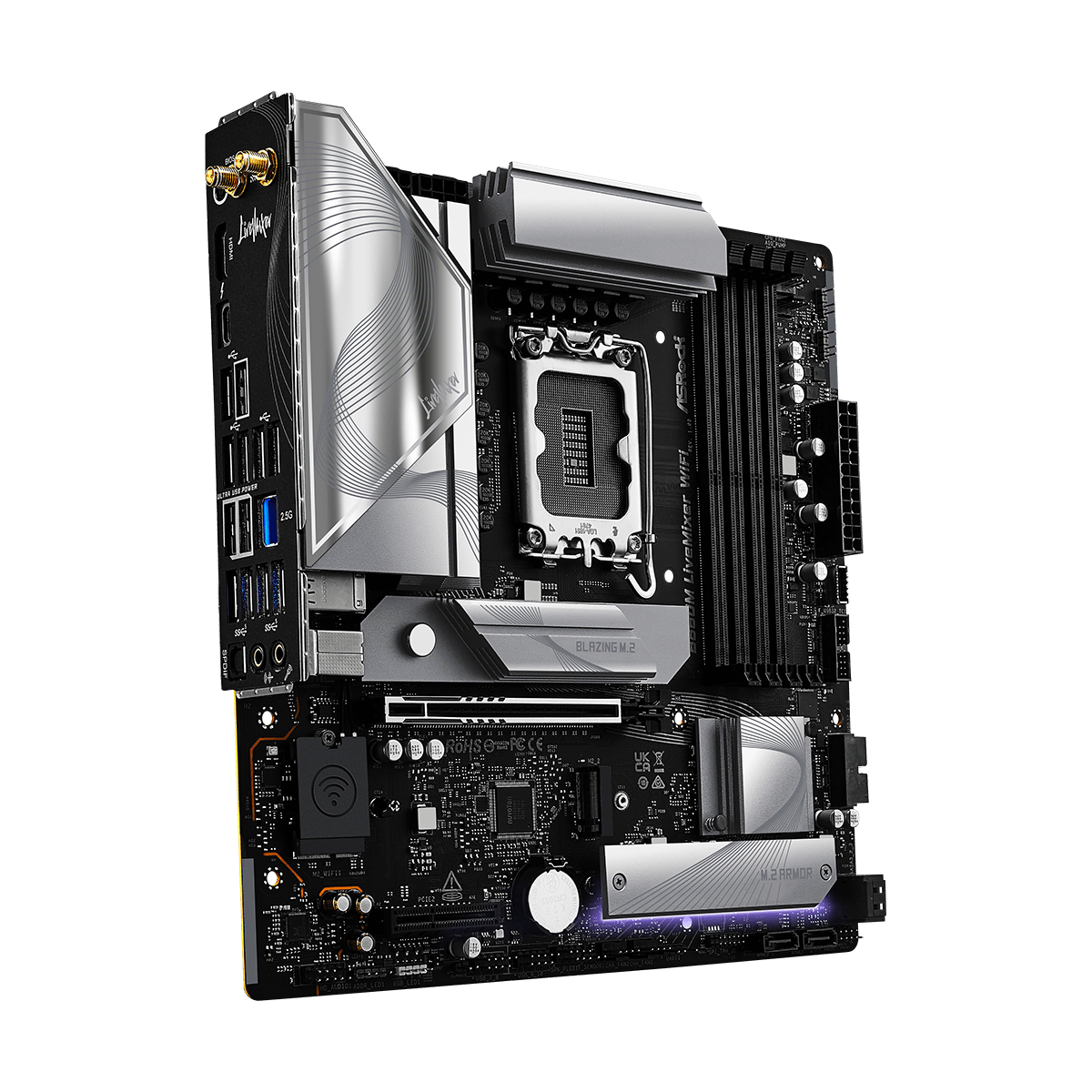 Материнская плата ASRock B860M LiveMixer WiFi - xstore.md photo 3