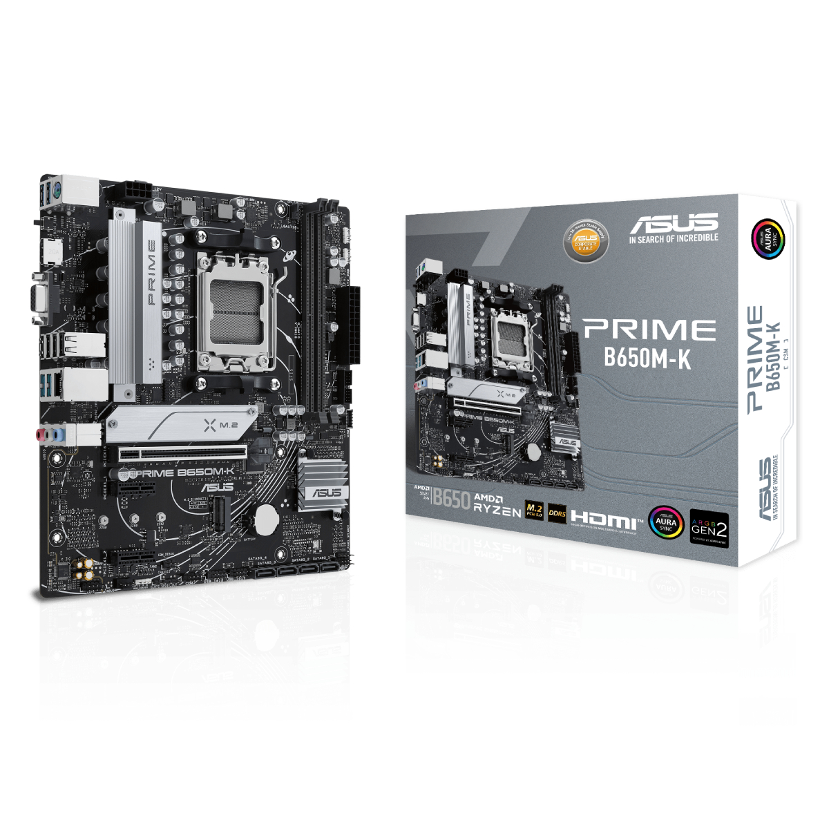 Placă de bază ASUS PRIME B650M-K în Moldova - xstore.md photo 1