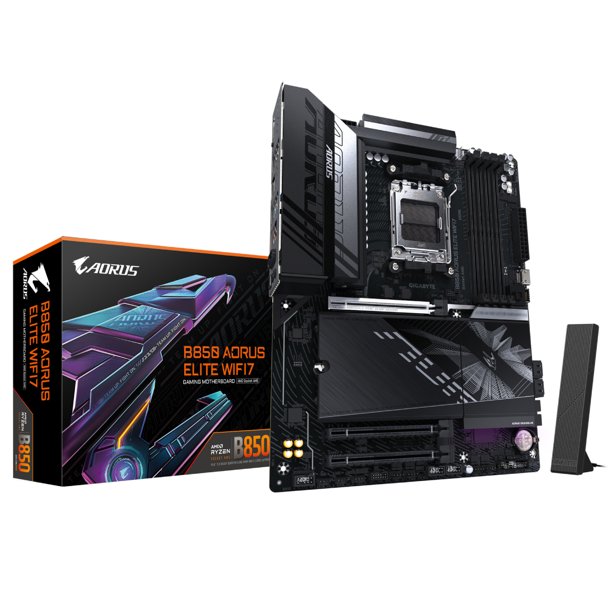 Placă de bază GIGABYTE B850 AORUS ELITE WIFI7 - xstore.md photo