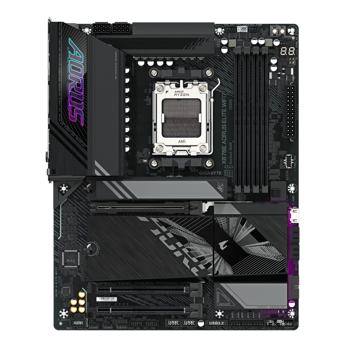 Материнская плата GIGABYTE X870E AORUS ELITE WIFI7 - xstore.md photo 0