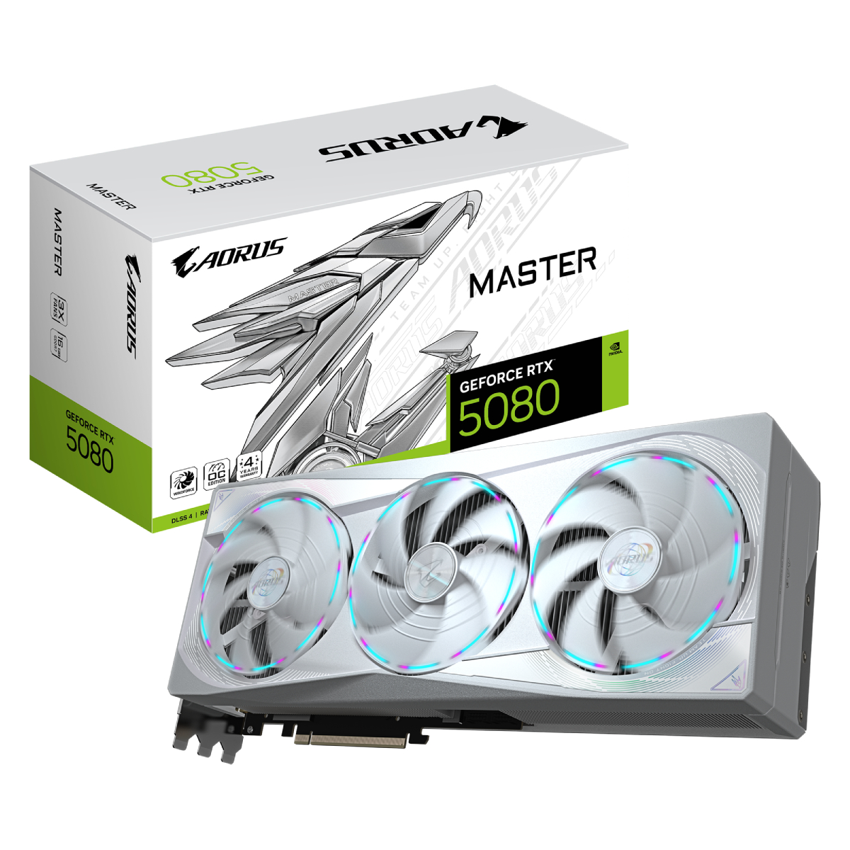 Placă video GIGABYTE AORUS GeForce RTX 5080 MASTER ICE 16G - xstore.md photo