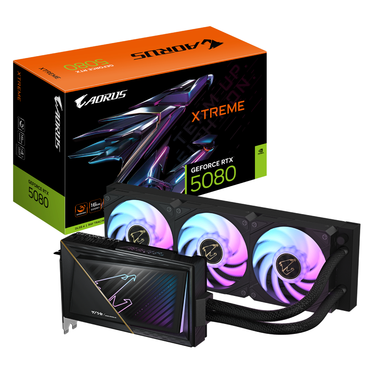 GIGABYTE AORUS GeForce RTX 5080 XTREME WATERFORCE 16G - xstore.md photo