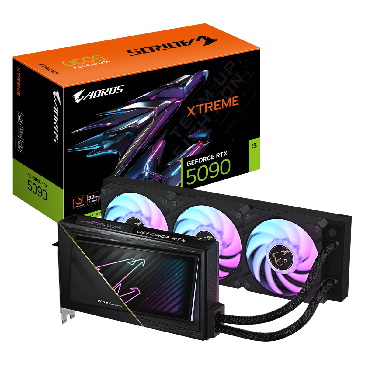 GIGABYTE AORUS GeForce RTX 5090 XTREME WATERFORCE 32G - xstore.md photo