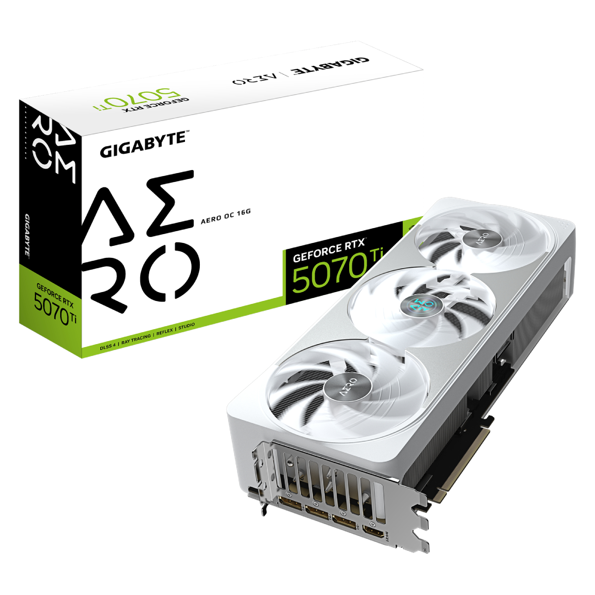 Placă video GIGABYTE GeForce RTX 5070 Ti AERO OC 16G - xstore.md photo