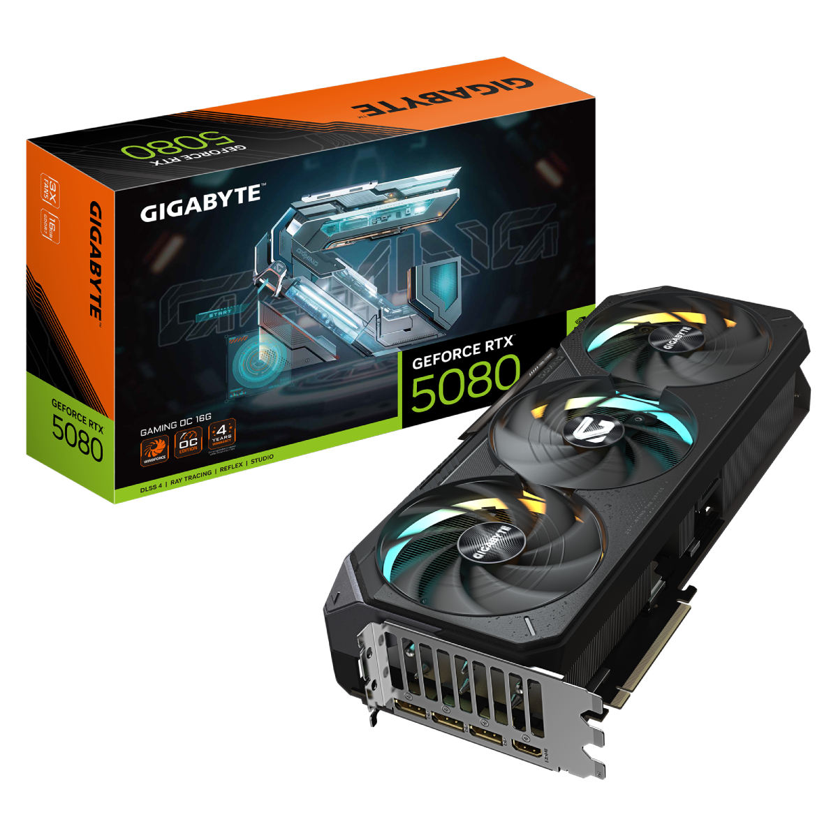 Placă video GIGABYTE GeForce RTX 5080 GAMING OC 16G - xstore.md photo