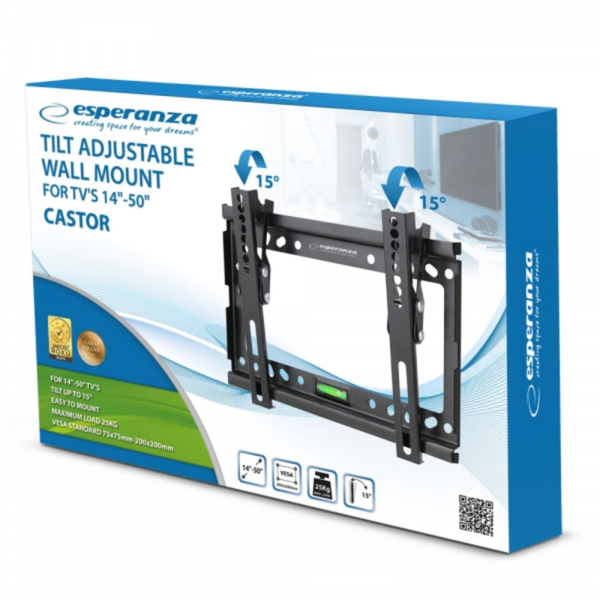 Suport TV inclinabil Esperanza CASTOR ERW010– în Moldova - xstore.md photo 3